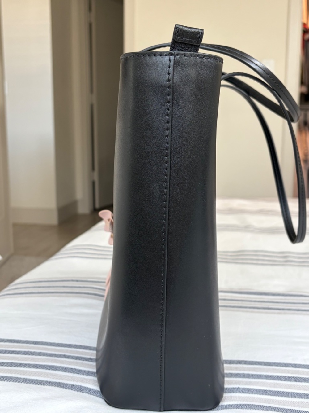 Kate Spade Felicity Street Karla Black Flower Dangle Tote - Picture 5 of 10